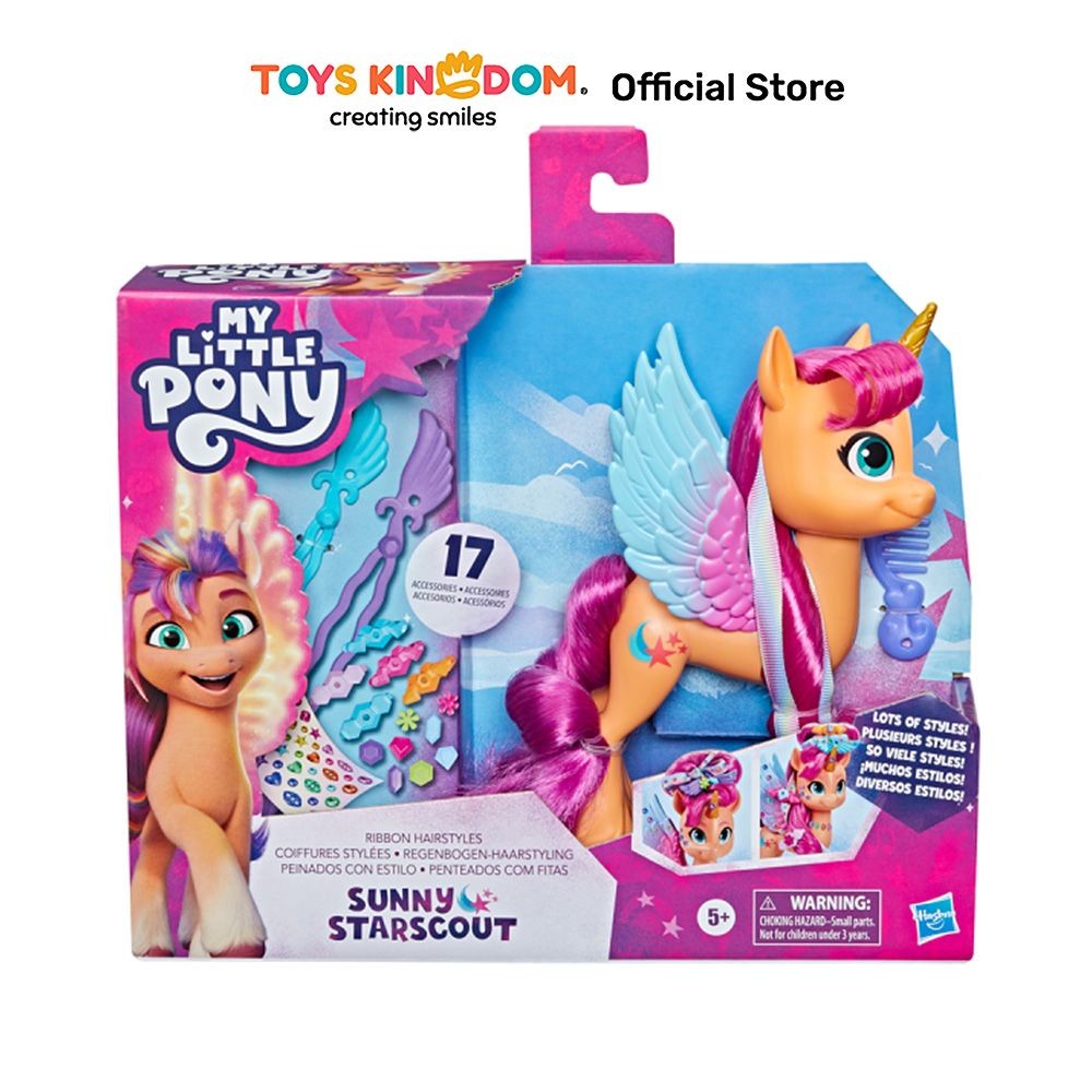 Jual Toys Kingdom My Little Pony Ribbon Hairstyles Sunny F3873 Toy Kids ...