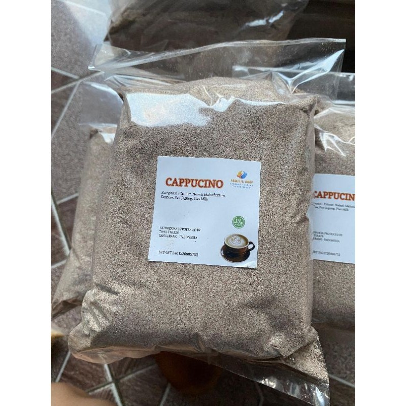 Jual BUBUK MINUMAN CAPUCINO 1KG UNTUK JUALAN CAPCIN MINUMAN SERBUK ...