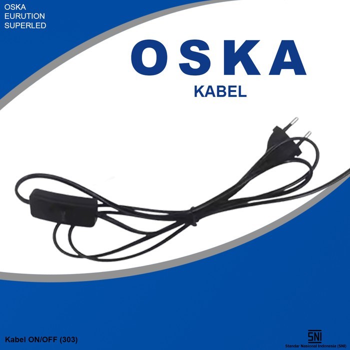 Jual OSKA Kabel Saklar On-Off Buntung / Cable Power Colokan dengan ...