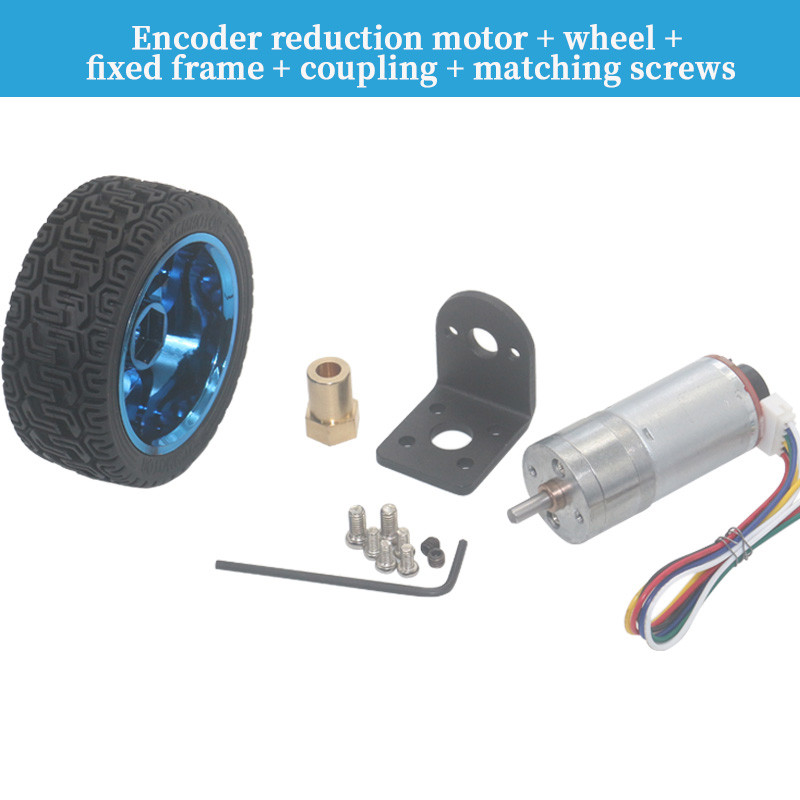 Jual JGA25-370 DC 6V 12V 24V geared motor encoder speed measuring code ...