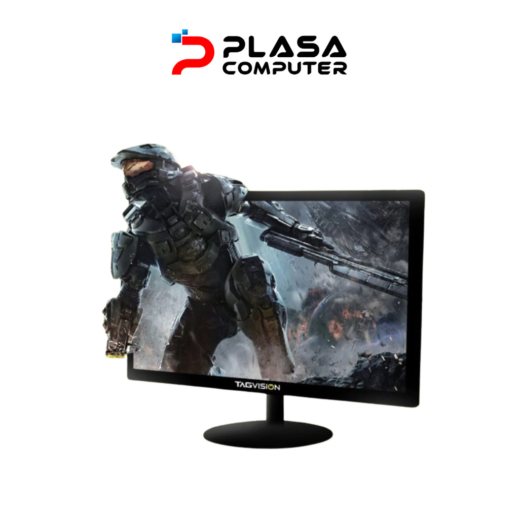 Jual Monitor 22 inch LED TAG vision PC CCTV TV support HDMI + VGA ...