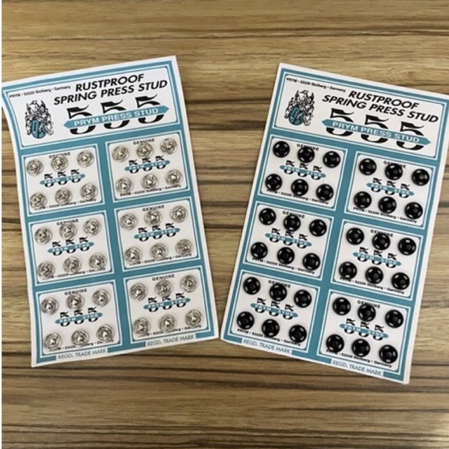 Jual Kancing cetis/ kancing tek 555/ press stud perlembar | Shopee ...