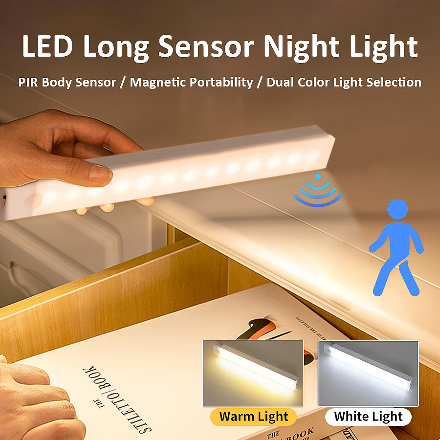 Jual LED Human Sensor Light Bar Desk Reading Light Cabinet Light ...