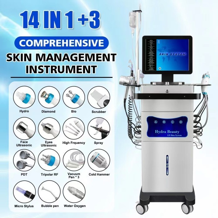 Jual Dermabrasion Aqua peel Facial 14 in1 Deep Cleaning Machine ...
