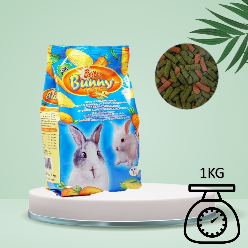 Jual Briter Bunny repack 1kg pakan kelinci | Shopee Indonesia