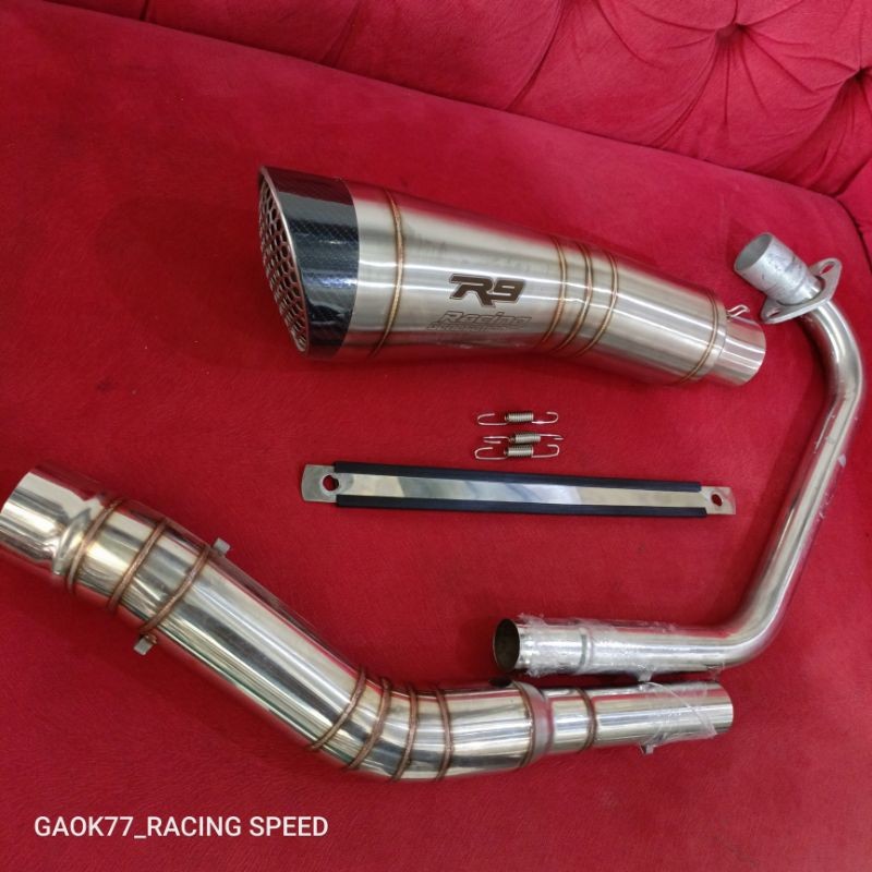 Jual Knalpot R9 H2 Cbr150r R15 Vixion Cb150r Byson xabre Satria Mx ...