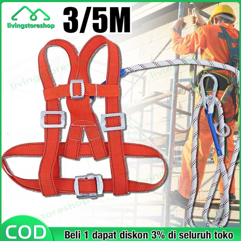Jual 5M Safety Full Body Harness/Safety Belt Kerja/Safety Belt Proyek ...