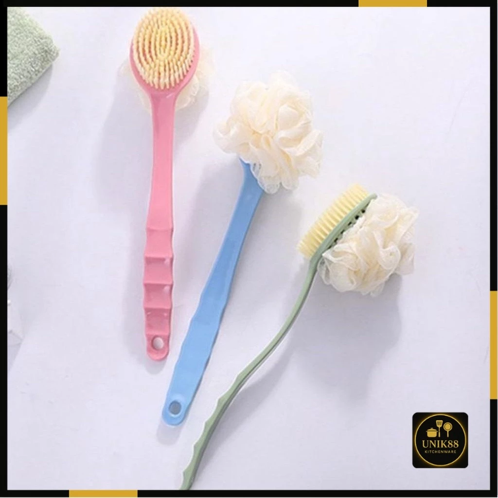 Unik88 Sikat Mandi 2 Sisi Sponge Jaring Lembut | AutoStock