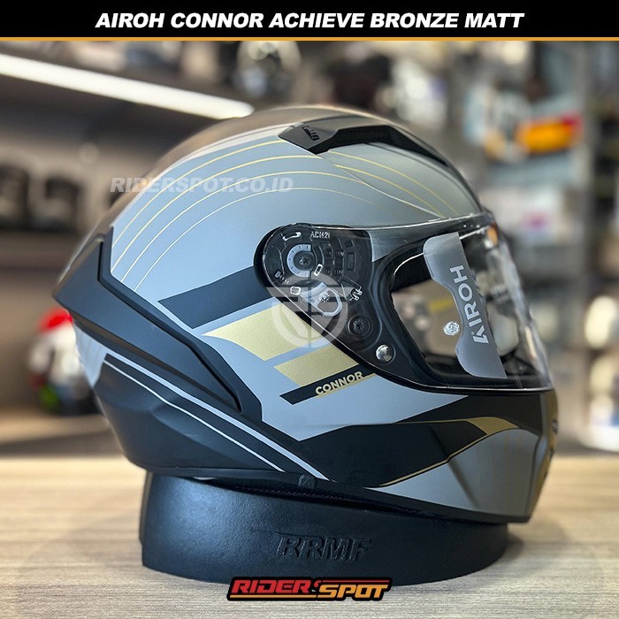 Jual Helm Motor AIROH Connor Achieve Bronze Matt Full Face Helmet ...