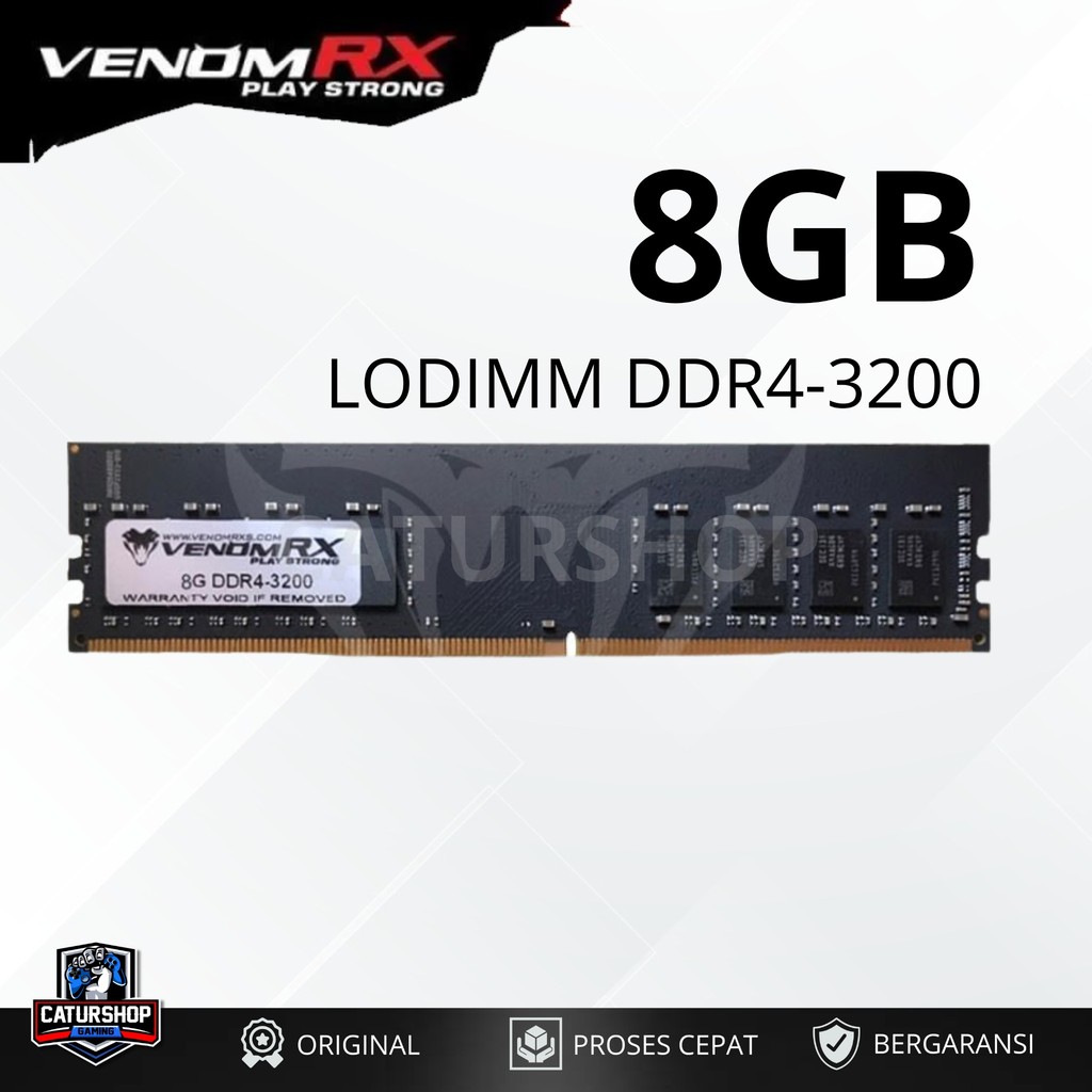 Jual Venomrx Ddr4 8gb 3200mhz Longdimm Memory Ram Pc Venom Rx - 8gb 