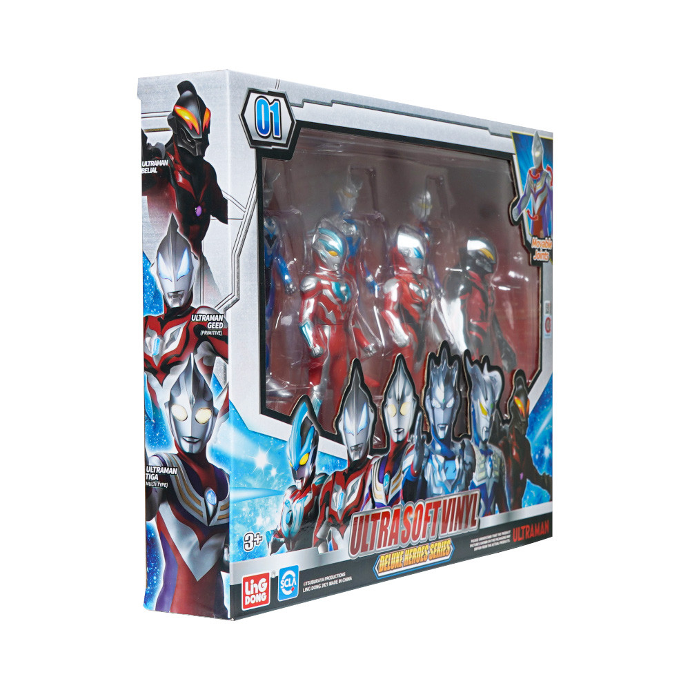 Jual Toys Kingdom Ultraman Set Action Figure Deluxe Heroes Series 1 ...