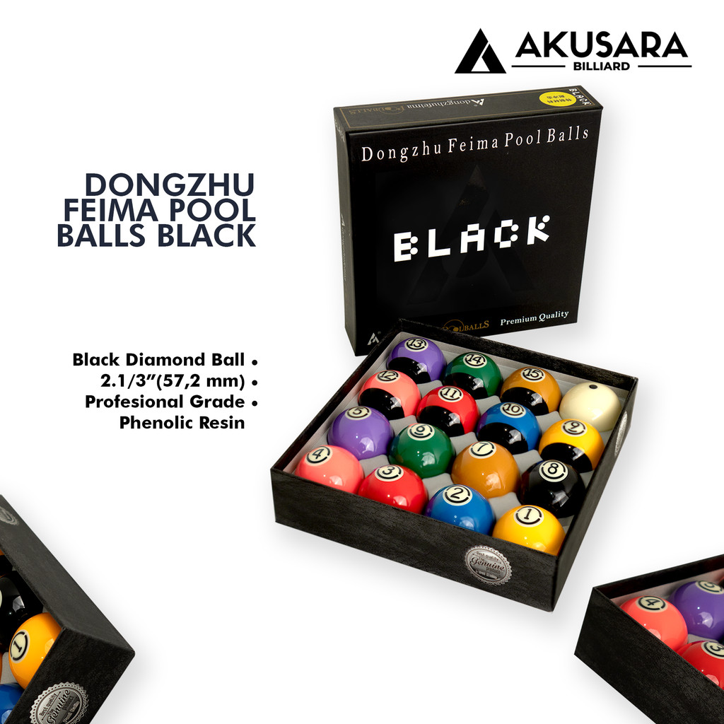 最終値下げ　Dongzhu Feima BLACK ビリヤードボール Jual Bola Billiard Dongzhu Feima Black Ball Set Billiard Ball 9ft