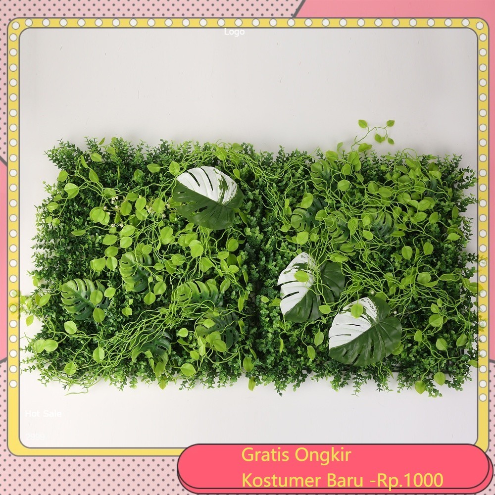 Jual Rumput Dinding Sintetis Daun Hias Sintesis Dekorasi Dinding ...