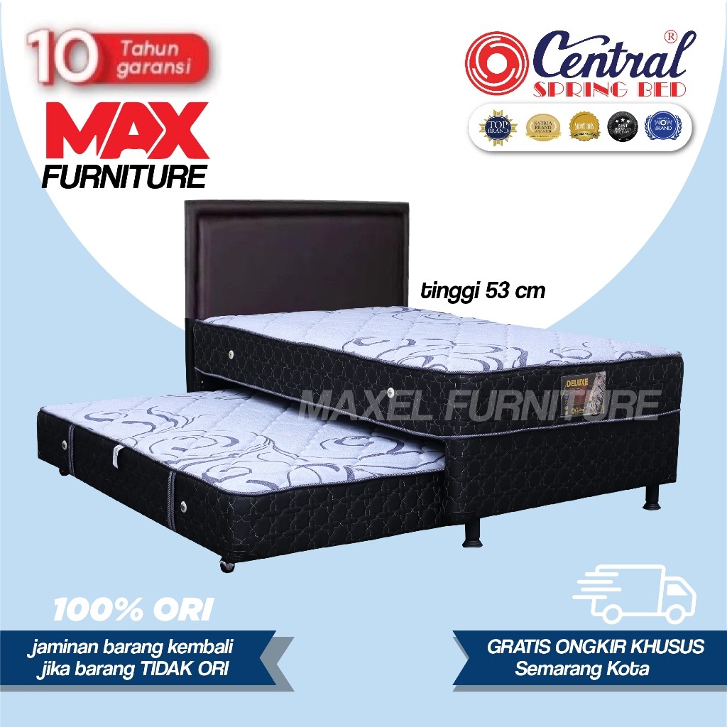 Jual Kasur Springbed Sorong Deluxe Central 2in1 Harga Pabrik Original ...