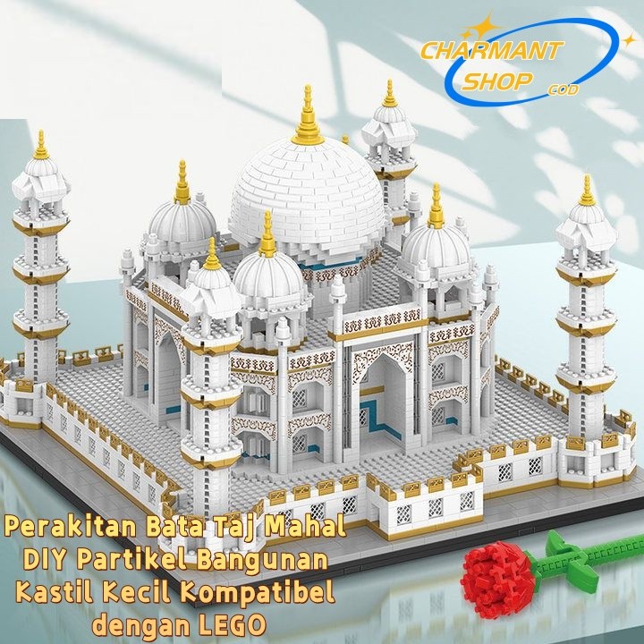 Jual [CHARMANT] 1144 Buah Mainan Blok Bangunan NanoBlock Taj Mahal ...