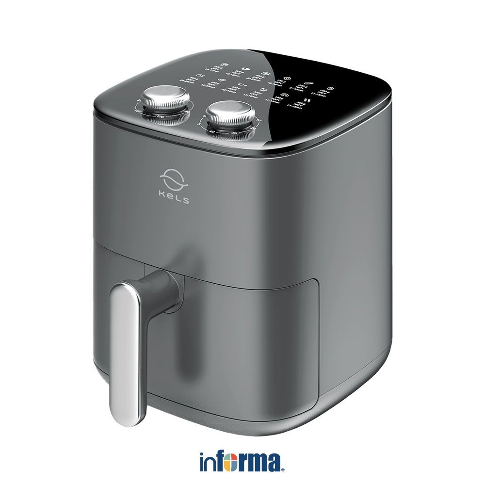 Jual Informa Kels 3 ltr Lexy Air Fryer - Abu-Abu Tua Alat Masak Goreng ...