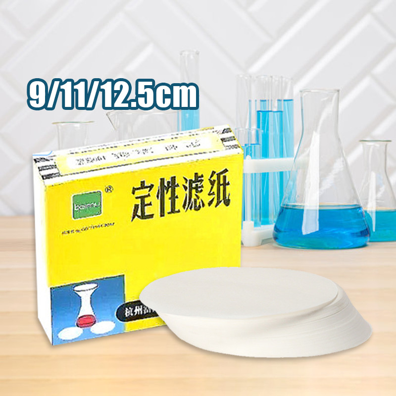 Jual Isi 100 Kertas Saring Laboratorium 9/11/12.5cm - Filter Paper ...