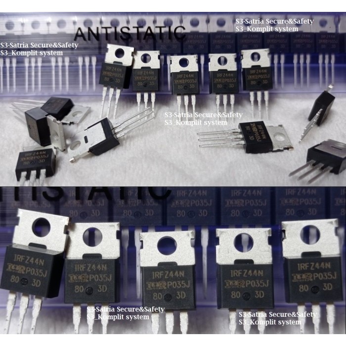 Jual Mosfet IRFZ44N transistor IRFZ44 N IC IRFZ 44N IRF Z 44 N | Shopee ...