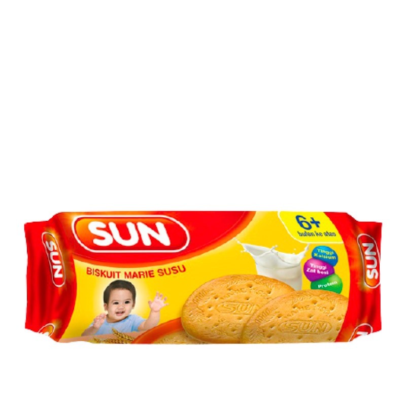 Jual SUN - MARRIE Roll | Biskuit Marie Susu - Biskuit Bayi SUN 80gr ...