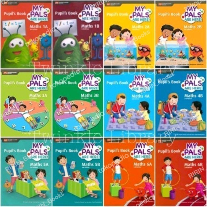 Jual BUKU FISIK My Pals are Here Maths 1A 1B 2A 2B 3A 3B 4A 4B 5A 5B 6A ...