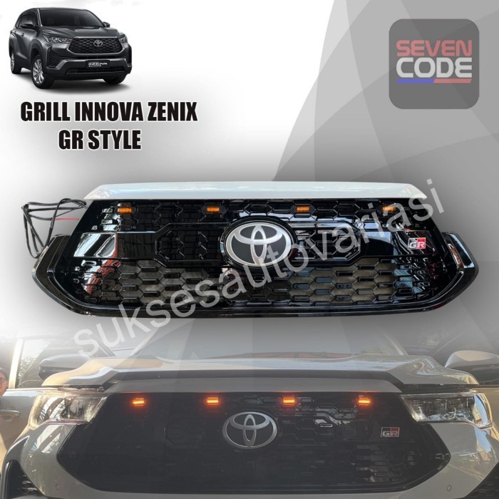 Jual FRONT GRILL LED INNOVA ZENIX ZENIX HYBRID G/V/Q GR STYLE 2023 LC ...