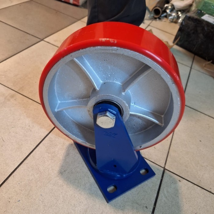Jual Roda Pu Super Heavy Duty 10 Inch Hidup | Shopee Indonesia