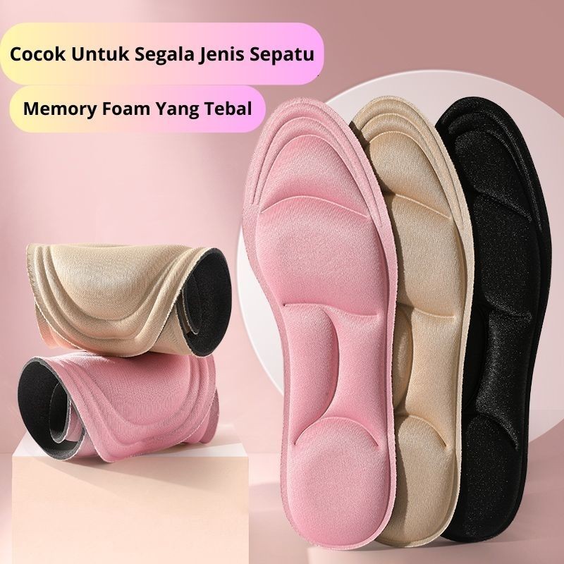 Jual Insole Sepatu Premium Dalam Busa Memori Pijat 5D / Sol plus ...