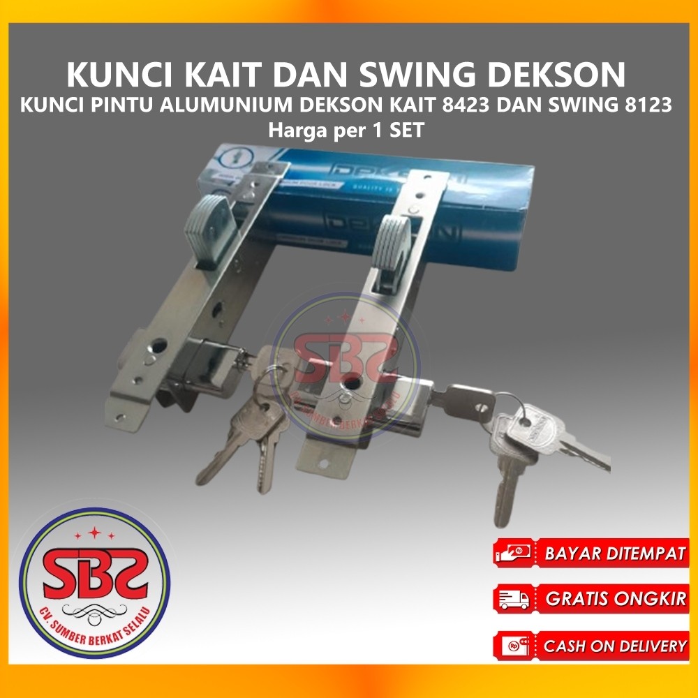 Jual DEKSON Kunci Dekkson KC 8213 dan 8423 Pintu Sliding Sleding ...