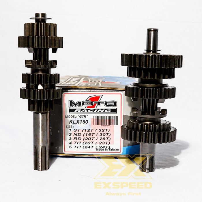 Jual MOTO1 RACING GIGI RASIO RATIO KLX 150 KLX DTRACKER 150 GTR MOTO 1 ...