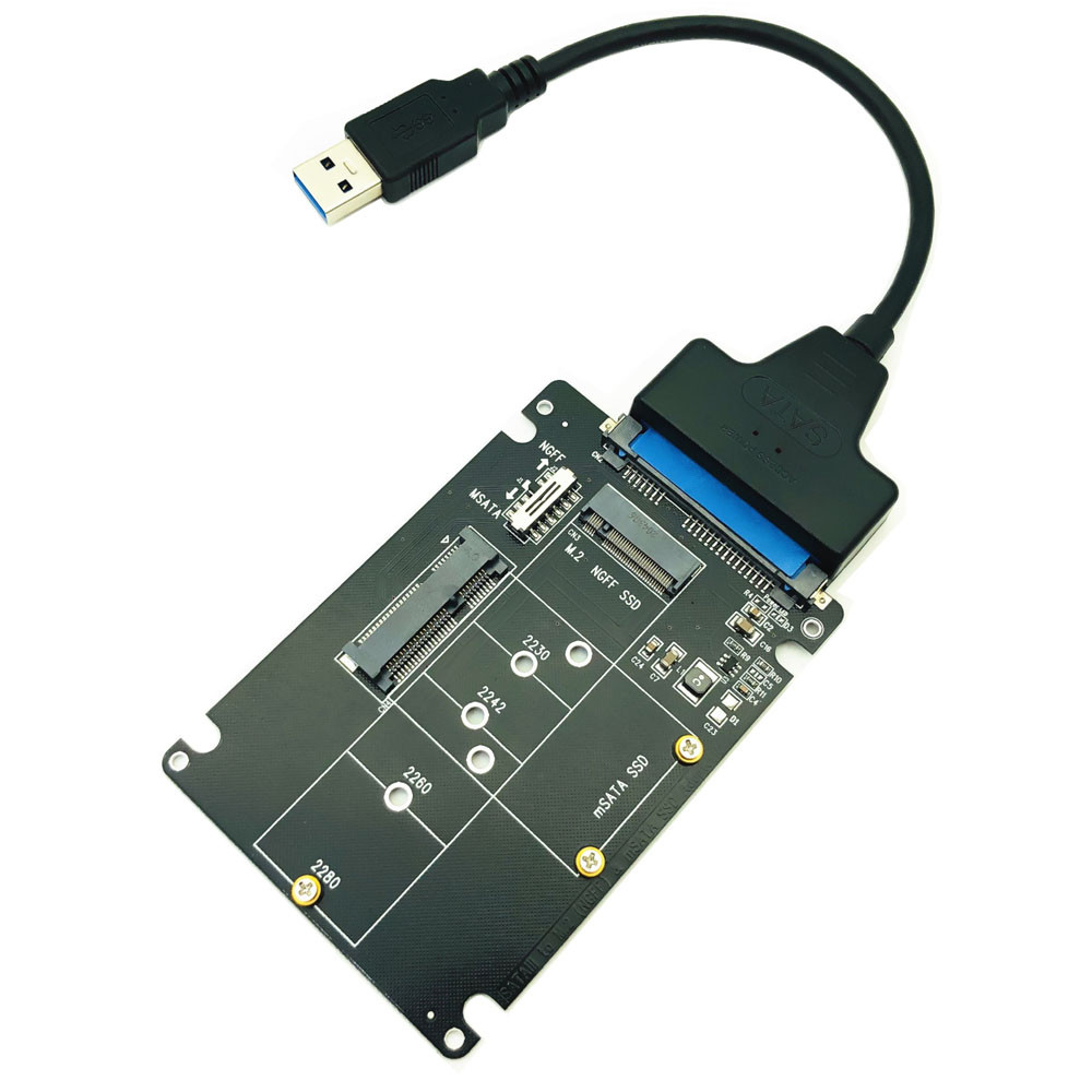 Jual Msata To Sata Adapter B Key M Sata Ssd To Sata Adapter Card Msata M Ngff To Usb