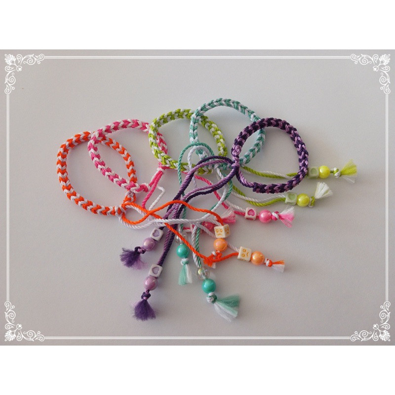 Jual (TOS) GELANG RAJUT VIRAL / Warna Gelang tali kepang anyaman anyam ...