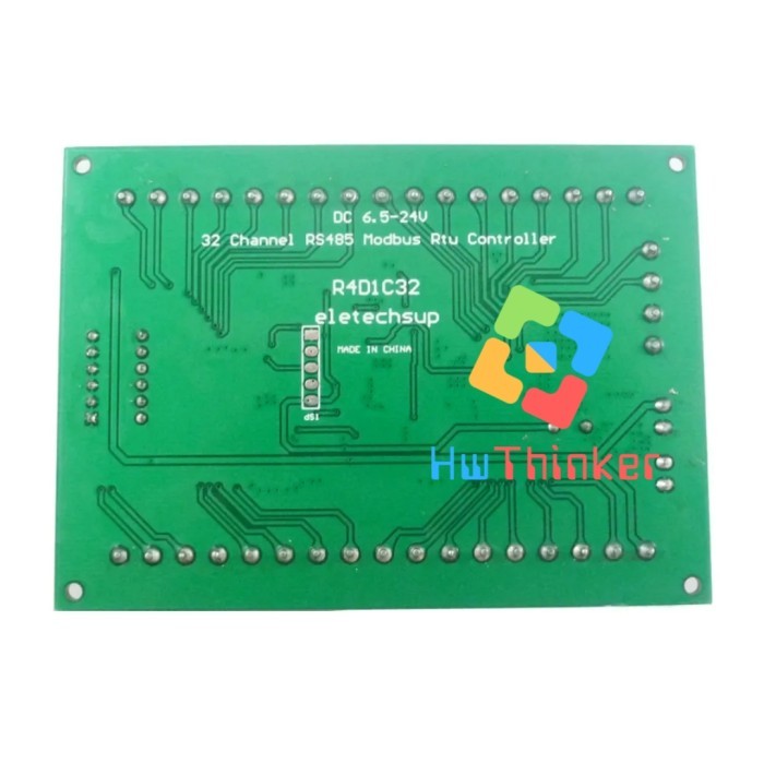 Jual R4D1C32 32CH DO Output Transistor RS485 Modbus RTU PLC Output ...