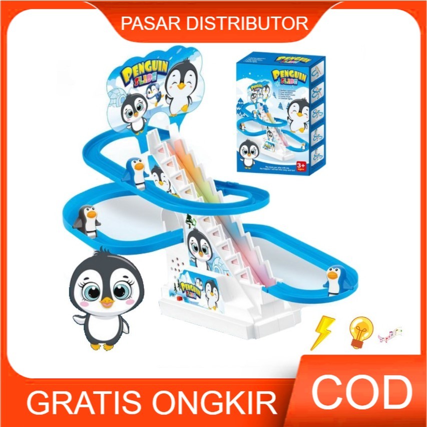Jual Pasar Distributor Jolly Penguin Jolly Track Balap Naik Tangga ...
