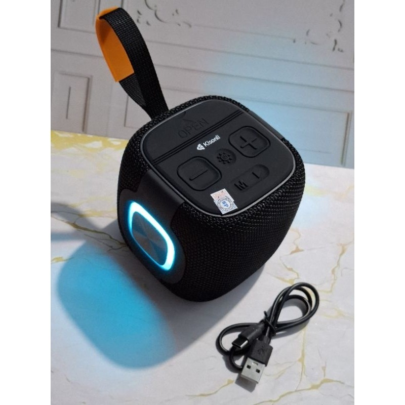 Jual KISONLI Speaker Bluetooth G17 TWS Waterproof IPX6 RGB Stereo Bass ...