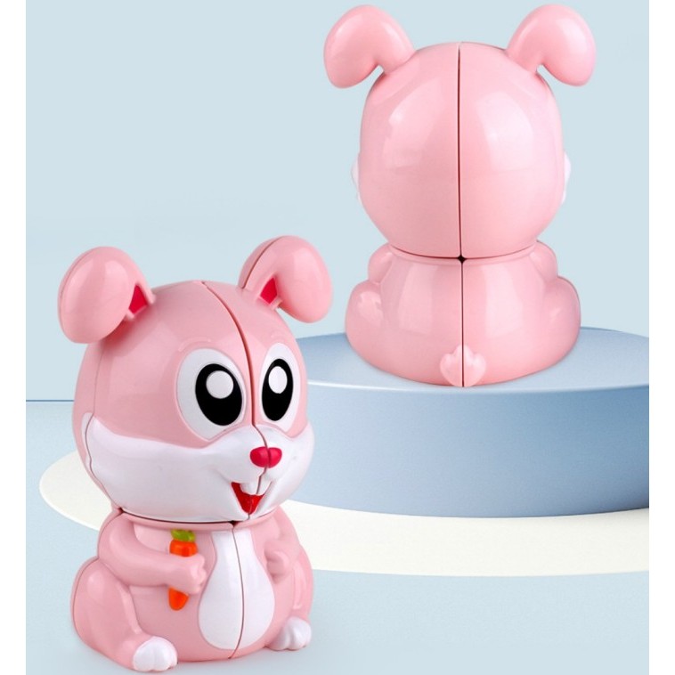 Jual Cube 2x2 Yuxin Rabbit Big Stickerless pink Original | Shopee Indonesia