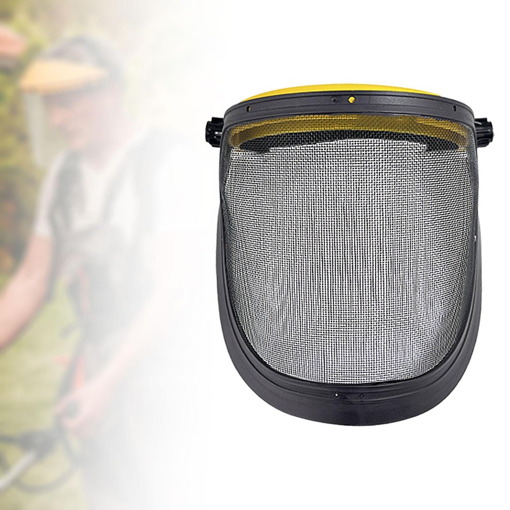 AWHAO Forestry Safety Helmet – Face Shield With Steel Mesh, Protective Hard Hat For Chainsaw, Trimmer & Brush Cutting