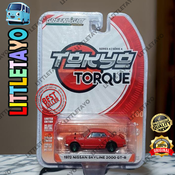 Voiture Miniature Greenlight 1/64 Nissan Skyline R34 2000 - Tokyo Torque Series 3 - Neuf Scellé