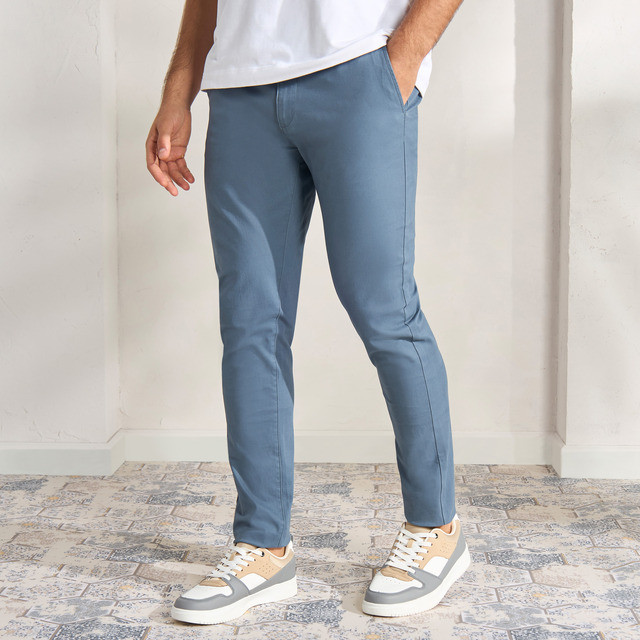 WestAce Men’s Stretch Skinny Fit Chino Pants – Flat Front, Casual Trousers, Wrinkle-Resistant (38Wx32L) - View #5