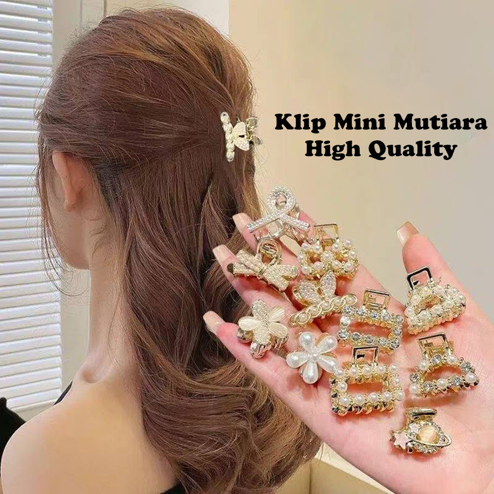 Jual UD - JEPIT RAMBUT ANAK MODEL KLIP MUTIARA KECIL KOREAN / JEPIT ...