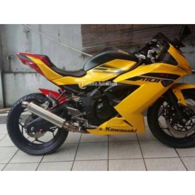Jual Striping Kawasaki ninja rr 250 mono 2016 body kuning stiker motor ...
