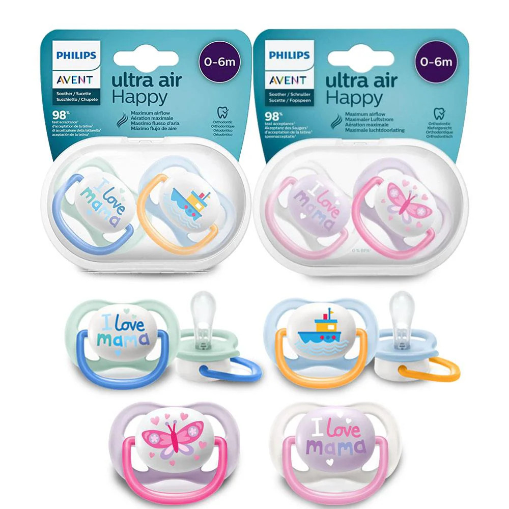 Jual Philips Avent Ultra Air Happy Pacifier / Empeng Bayi | Shopee ...