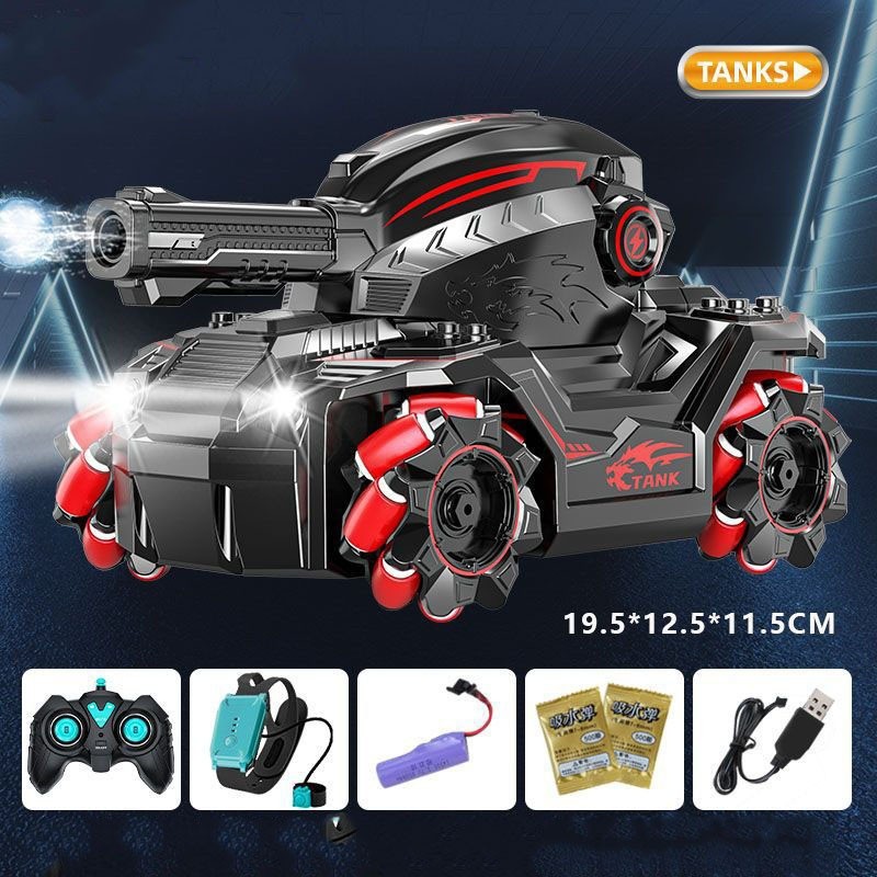 Jual Mainan anak Tank Fight Gesture tangan Remote RC Tank 4WD Water ...