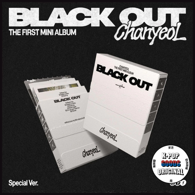 Mini Album CHANYEOL 'Black Out' Spesial dan POB Siap Stok