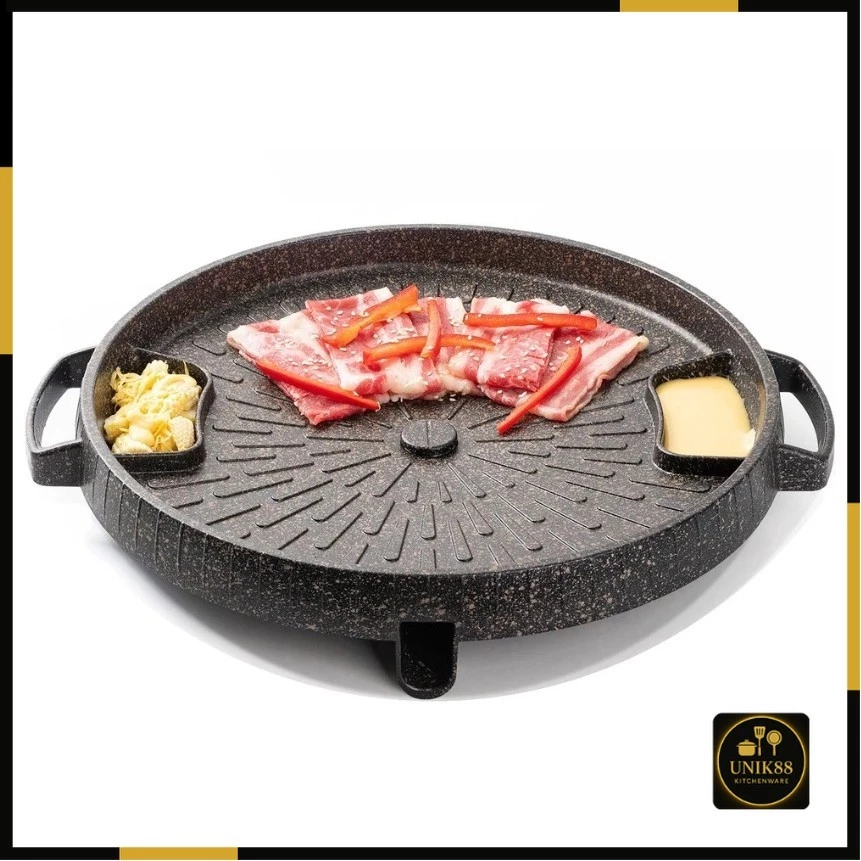 [UNIK88] Bulgogi Pan All New 32cm Grill Panggangan BBQ | AutoStock