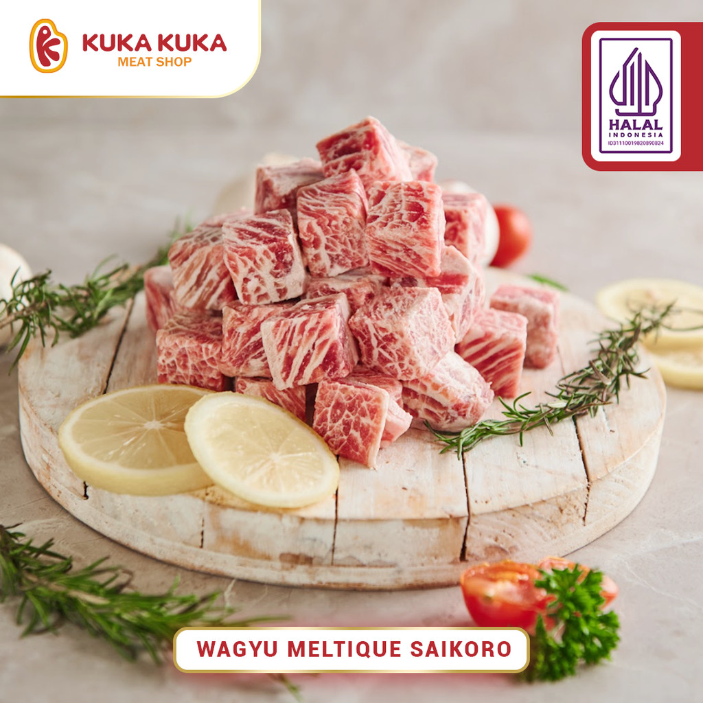 Jual Daging Sapi Beef Wagyu Saikoro Cubes Meltique FRESH CUT! | Shopee ...