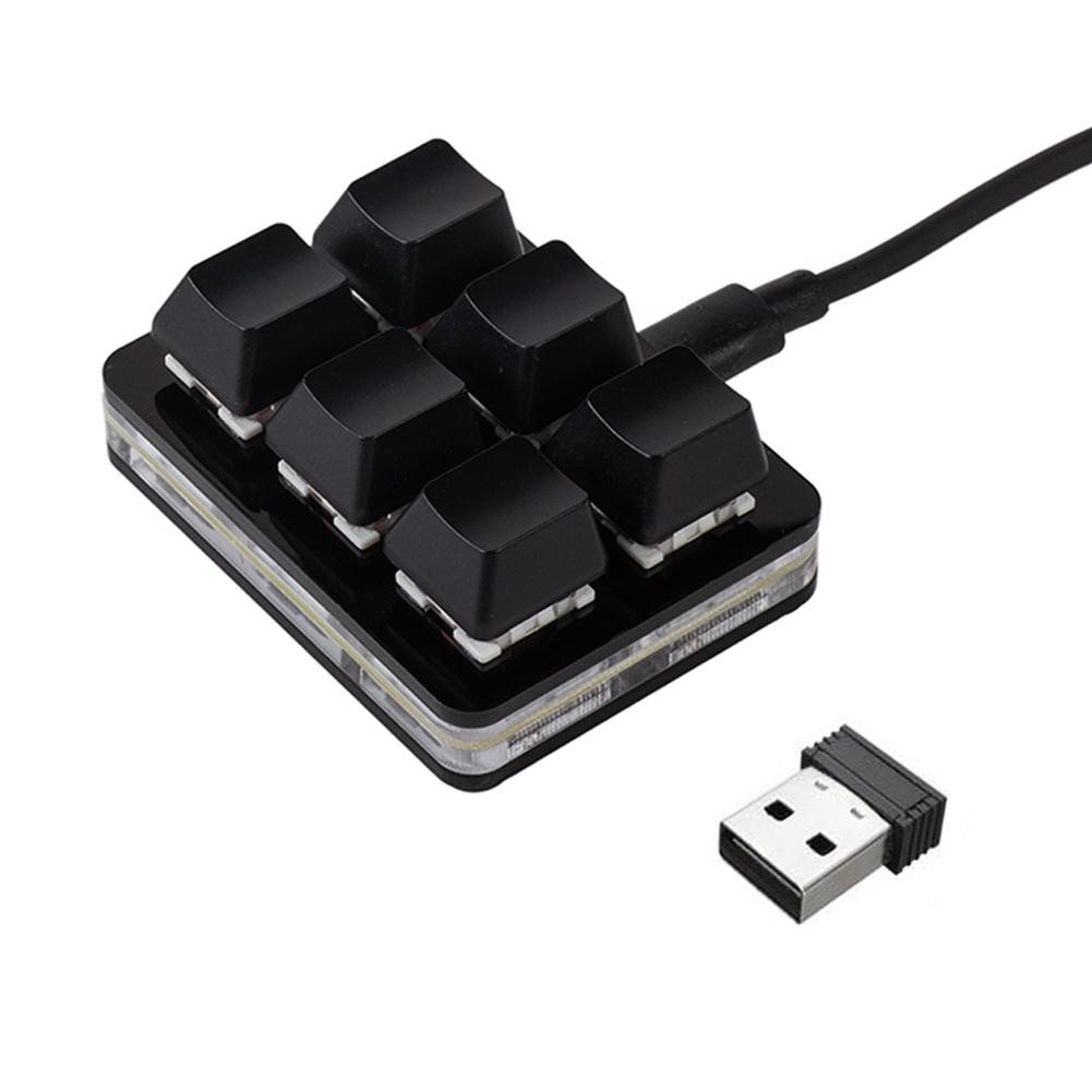 Jual Custom 6 Keys Keypad 2.4G Wireless Bluetooth USB C Programming ...