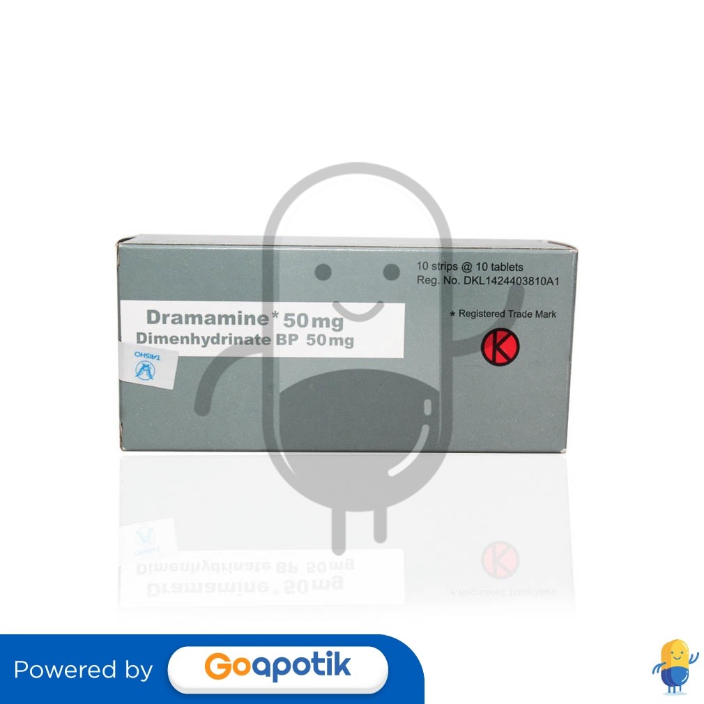Jual Dramamine 50 Mg Box 100 Tablet | Shopee Indonesia