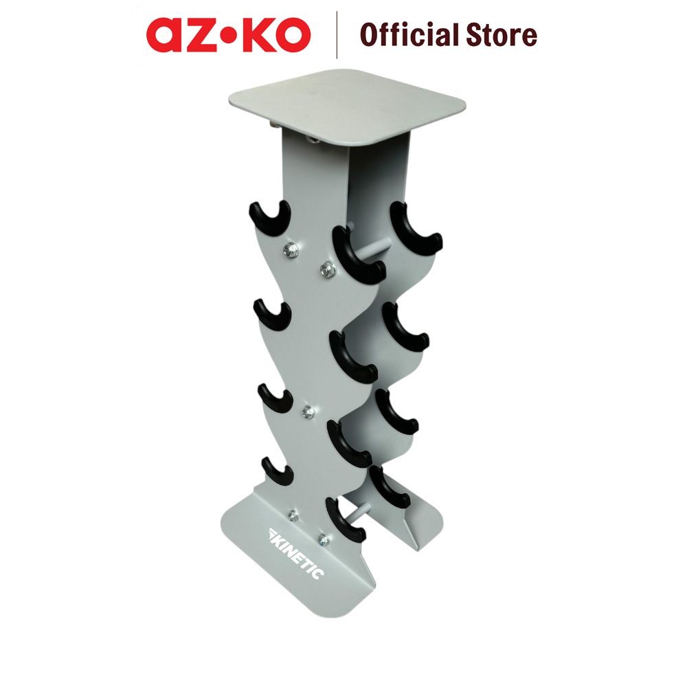 Jual AZKO Kinetic Rak Dumbbell 5 Pair - Abu-Abu Tempat Simpan Alat Gym ...