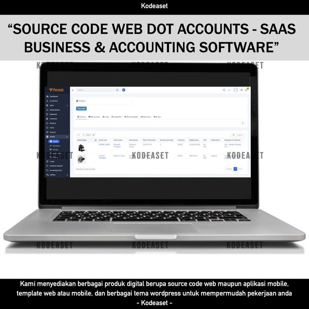 Jual SOURCE CODE APLIKASI WEB DOT ACCOUNTS - SAAS BUSINESS & ACCOUNTING ...