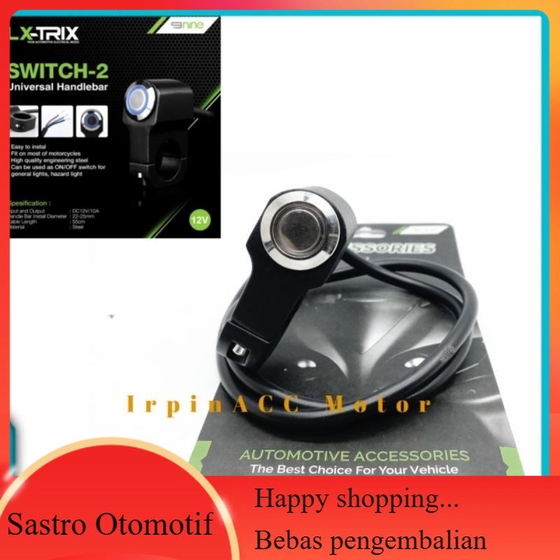 Jual Saklar lampu 3 titik LUMINOS SAKLAR ON OFF MOTOR STANG 9NINE ...